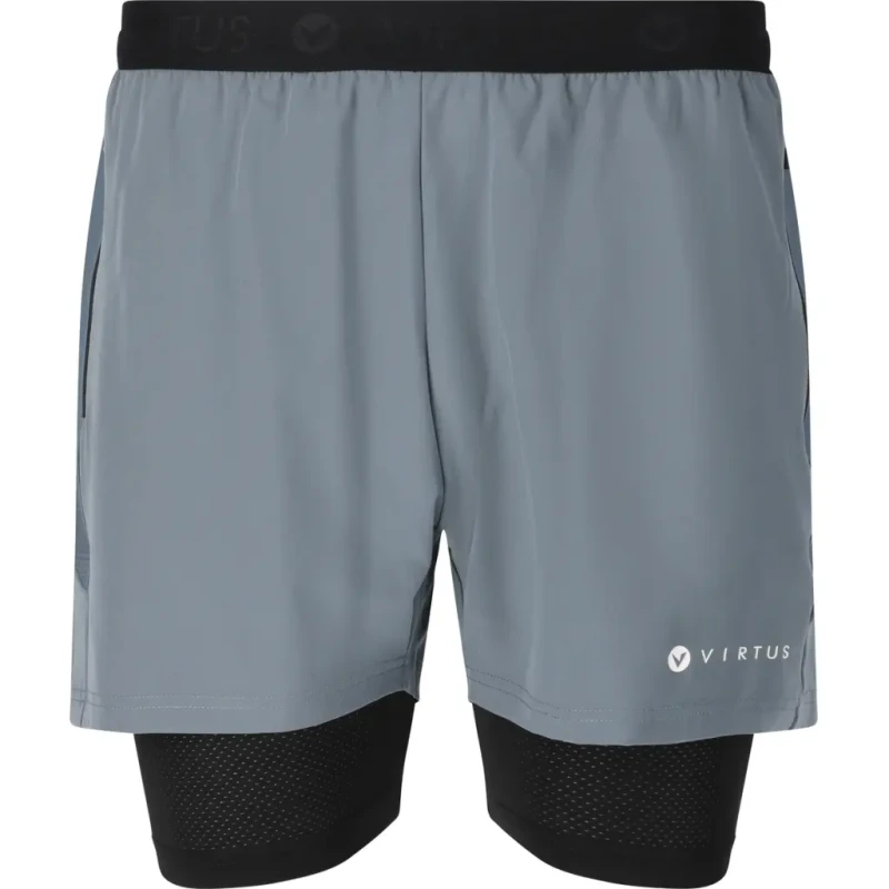 Image of Virtus Short 2-in-1 extensible Virtus Dylan Bleu Male XL