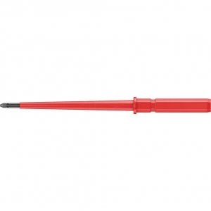 Image of Wera Kraftform Kompakt 65I Pozi VDE Interchangeable Screwdriver Blade PZ0 154mm
