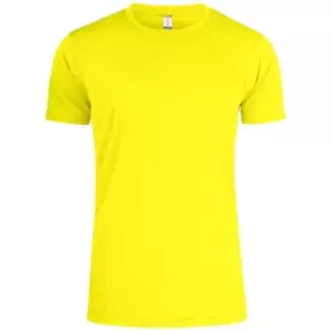 Image of Clique Mens Active T-Shirt (M) (Visibility Yellow)