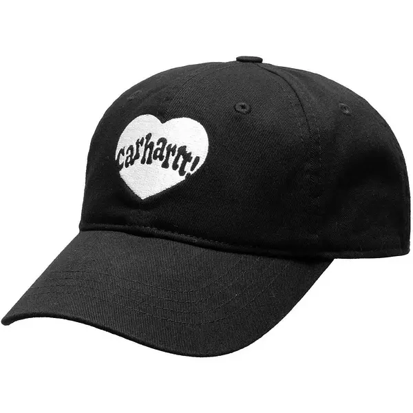 Image of Carhartt Wip Amour Cap, Black/white Unisex