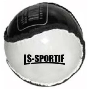 Image of Hurling Club and County Sliotar Ball Junior Black/White