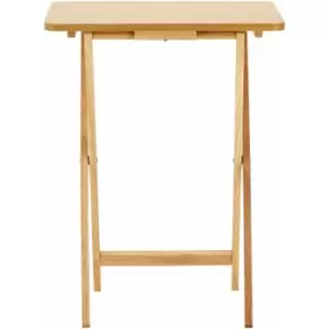 Image of Folding Snack Table, Laptop Table Natural Wood Folding Table Outdoor Table Camping Table Fold Up Table Camping Table Folding 65 x 49 x 20 - Premier