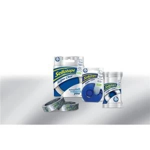 Image of Sellotape Super Clear Extra Sticky Tape Roll 18mm x 15m Pack of 6