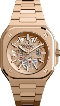 Image of Bell & Ross Watch BR 05 Skeleton Gold Bracelet Limited Edition