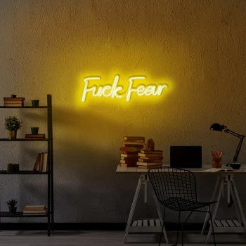 Image of Fuck Fear - Yellow Yellow Wall Lamp