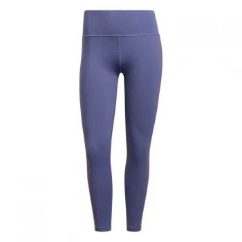 Image of adidas Believe This 2.0 3-Stripes 7/8 Leggings Womens - Orbit Violet / Black