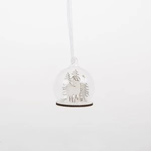 Image of Sass & Belle Winter Forest Stag Dome Bauble