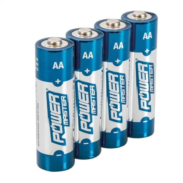 Image of Powermaster AA Super Alkaline Battery LR6 4pk - 4pk 992118