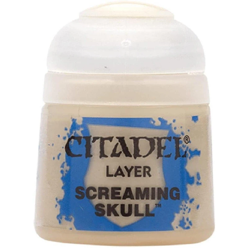 Image of Citadel Games Workshop Colour Layer: Screaming Skull (12ml) Paint Multi