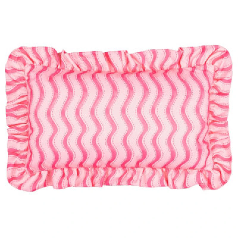 Image of Furn Summer Solstice Wiggly Stripe 30X50 Outdoor Polyester Cushion Green Pink WXNPZ Unisex