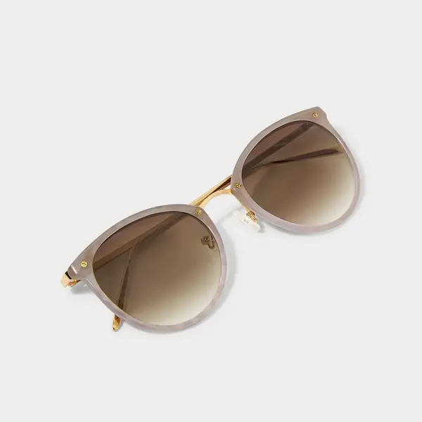 Image of Katie Loxton Santorini Sunglasses in Taupe Gradient KLSG047
