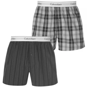 Image of Calvin Klein Two Pack Modern Boxers - Ryan Stripe