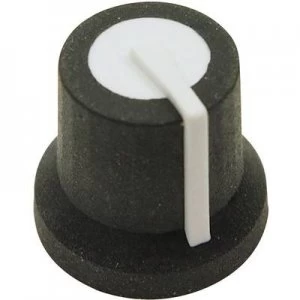 Image of Control knob Black White x H 16.8mm x 14.5mm Cliff