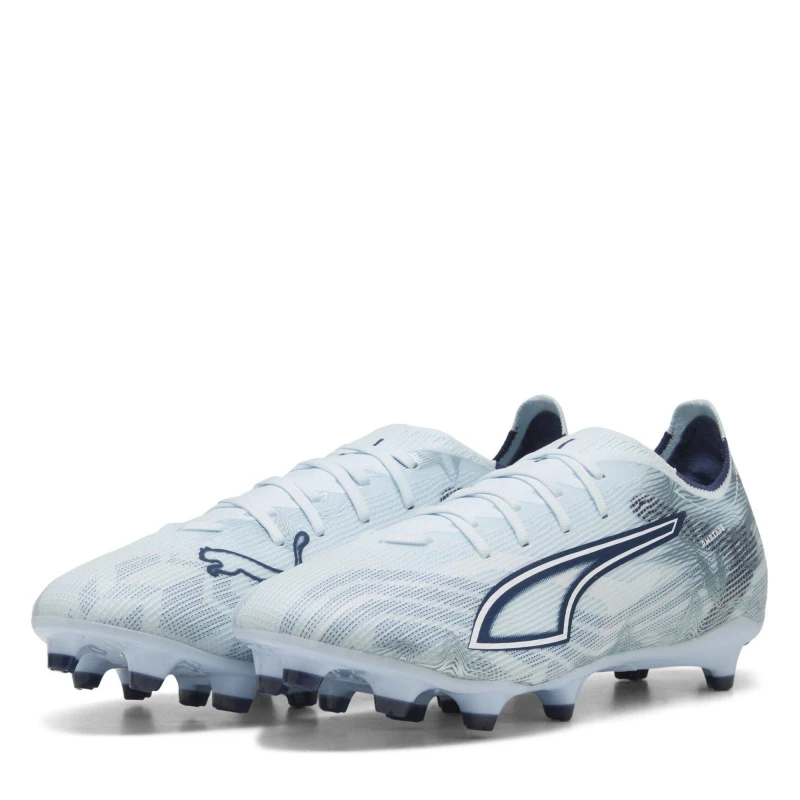 Image of Puma Mens PUMA Ultra 5 Match Firm Ground Football Boots Icy Blue male 9 (43)