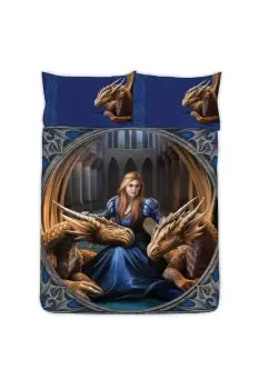 Image of Fierce Loyalty Dragon Duvet Cover Set