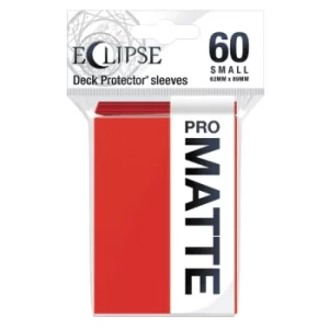 Image of Ultra Pro Eclipse Matte Small 60 Sleeves: Apple Red