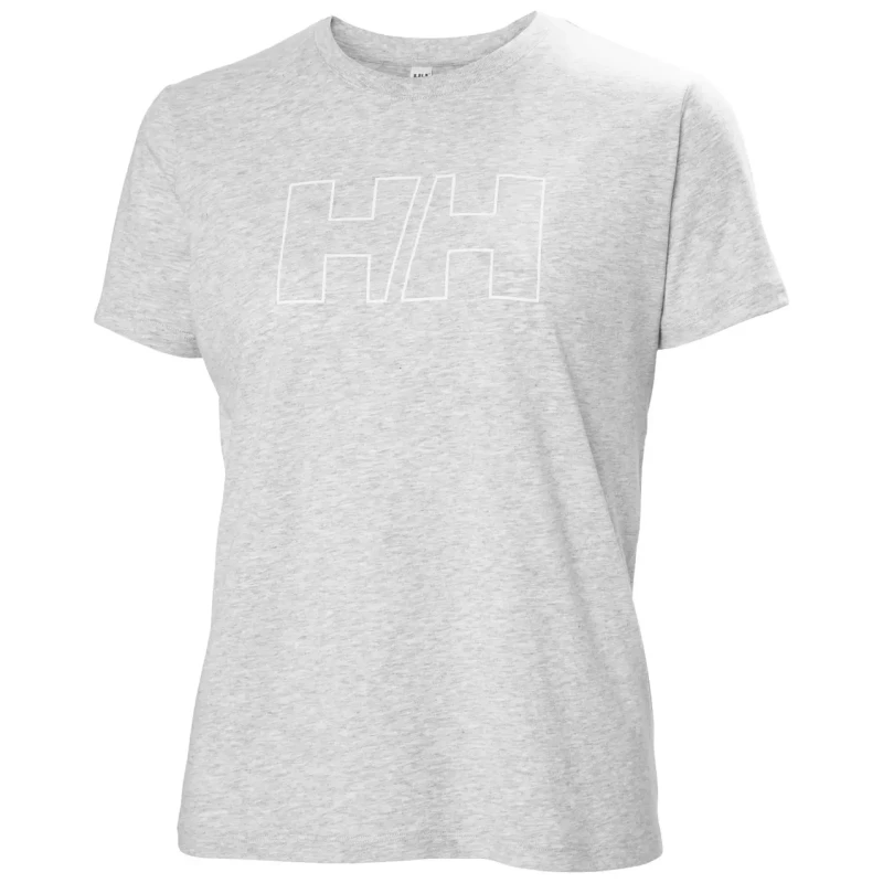 Image of Womens T-Shirt Helly Hansen Tech Logo Gris Female S