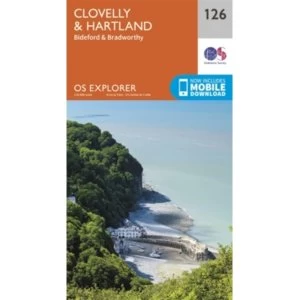 Image of Clovelly and Hartland by Ordnance Survey (Sheet map, folded, 2015)