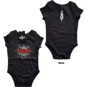Image of Slipknot - Star Logo Kids 24 Months Baby Grow - Black