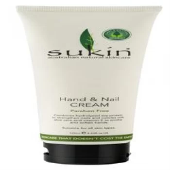 Image of Sukin Hand & Nail Cream Tube 125ml