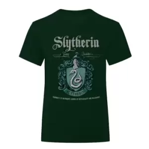 Image of Harry Potter Unisex Adult Slytherin T-Shirt (XL) (Forest Green)