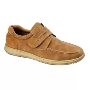 Image of Scimitar Mens Touch Fastening Casual Shoe (7 UK) (Tan)