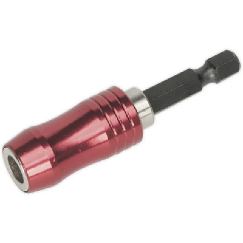 Image of Loops Magnetic 1/4" Hex Drive Bit Holder - Pull Back Quick Release - Male to Female Multi