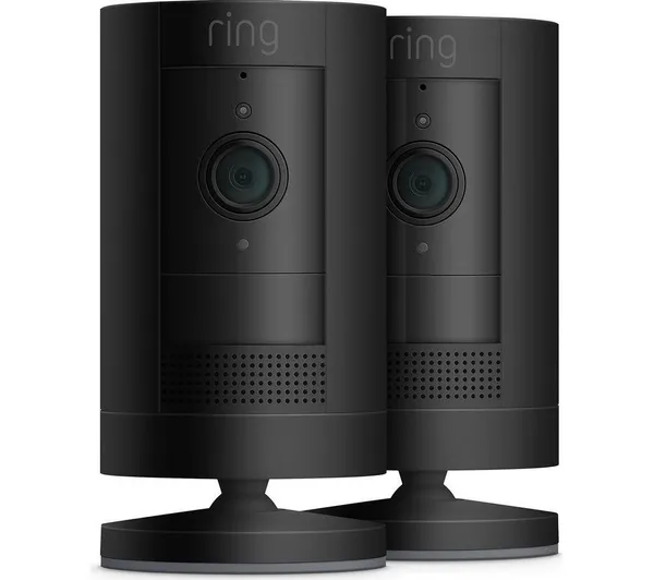 Image of RING Stick Up Cam Battery (3rd Gen) - Twin Pack, Black 840268977412