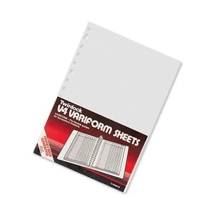 Image of Rexel Twinlock V4 Variform 5 Column Cash Refills Pack of 75 Refills