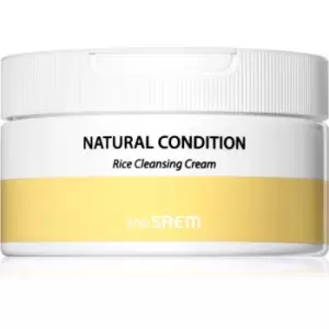 Image of The Saem Natural Condition Rice Deep-Cleansing Cream for Radiance and Hydration 300ml