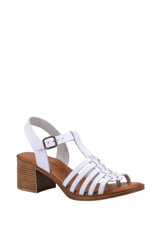 Image of Hush Puppies Womens Greta Sandal in White Size: 4 White Female 4