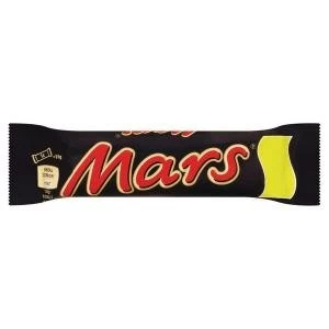 Image of Mars Bars 51g No Artificial, Colours or Preservatives Pack of 48