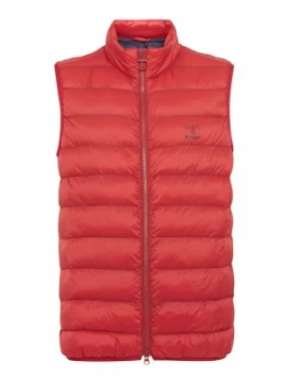 Image of Mens Barbour Ashkam Gilet Red