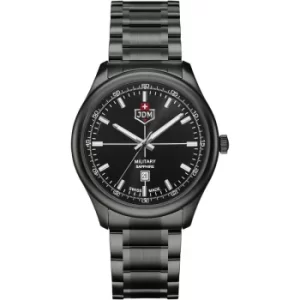Image of Mens JDM Military Alpha Mission Gun IP Black Dial Watch