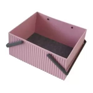 Image of Hachiman Omnioffre Stacking Storage Box Large - Rose Pink