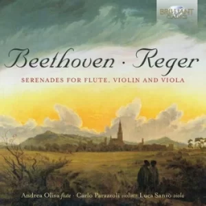 Image of Beethoven/Reger Serenades for Flute Violin and Viola by Ludwig van Beethoven CD Album