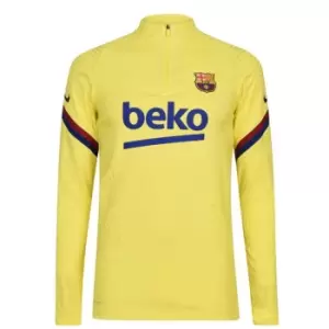 Image of FC Barcelona VP Strike Drill Top - Yellow