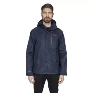 Image of Trespass Mens Dupree Waterproof Jacket (XS) (Navy Marl)