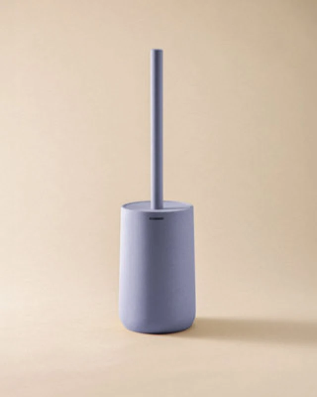 Image of Cosmic Toilet Brush, Free-Standing, Polyresin Soft Touch, Lavander, Saona Collection