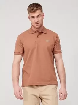 Image of Lacoste Classic Fit L.12.12 Polo Shirt - Brown , Brown, Size S, Men
