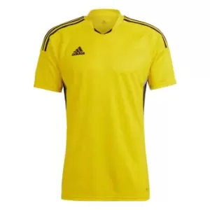 Image of adidas Condivo 22 Match Day Jersey Mens - Team Yellow / Black
