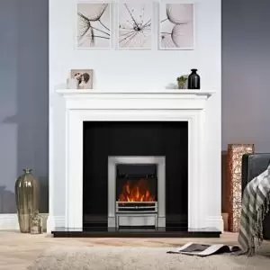 Image of Focal Point Soho Chrome Effect Electric Fire Fpfbq345