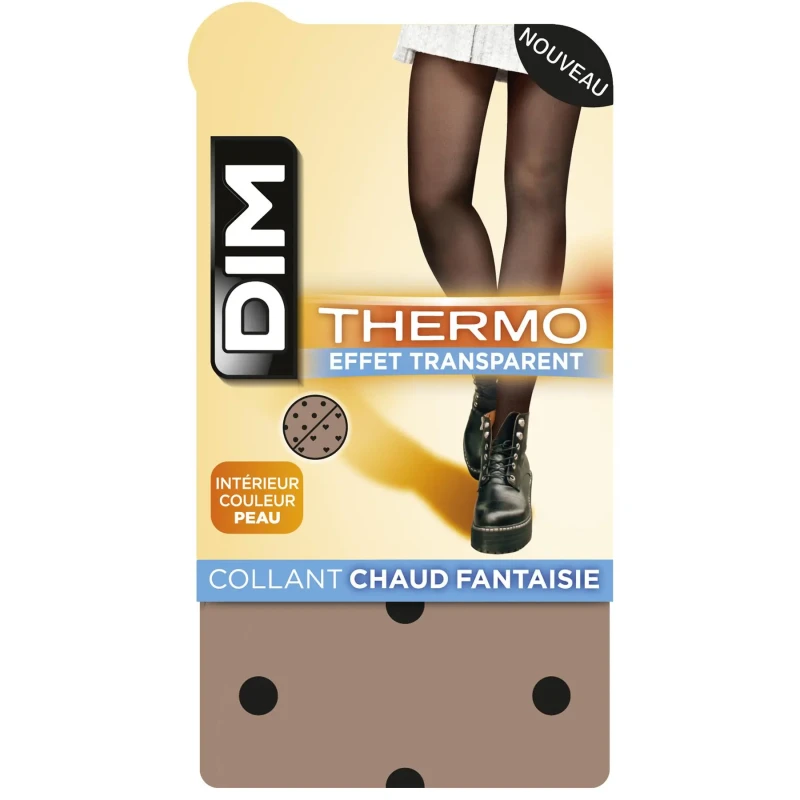 Image of Dim Womens tights DIM Thermo Noir Female Taille 1/2