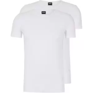 Image of Boss 2 Pack Slim T-Shirt Mens - White