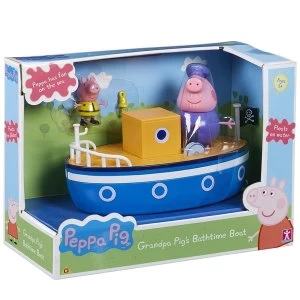 Image of Peppa Pig Grandpa Pigs Bathtime Boat