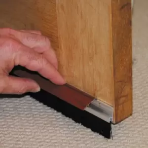 Image of Stormguard Pvc & Brush Self Adhesive Door Seal, (L)838mm