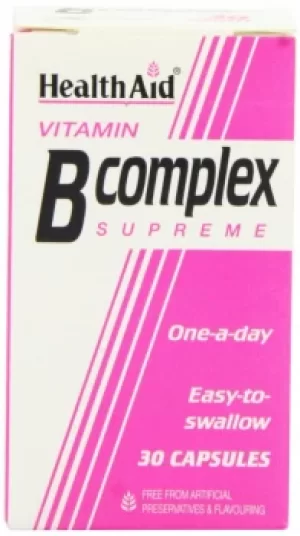Image of Health Aid Vitamin B Complex Supreme 30 Capsules