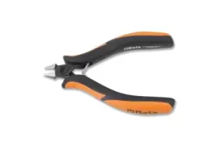 Image of Beta Tools 1186BM Diagonal Flush Slim Tapered Tip Cutting Nippers 130mm