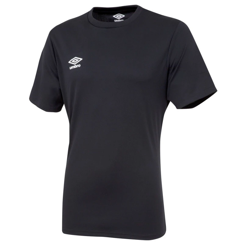 Image of Umbro Club Jersey in Black Size: 11-12 Years Black Unisex 11-12 Years