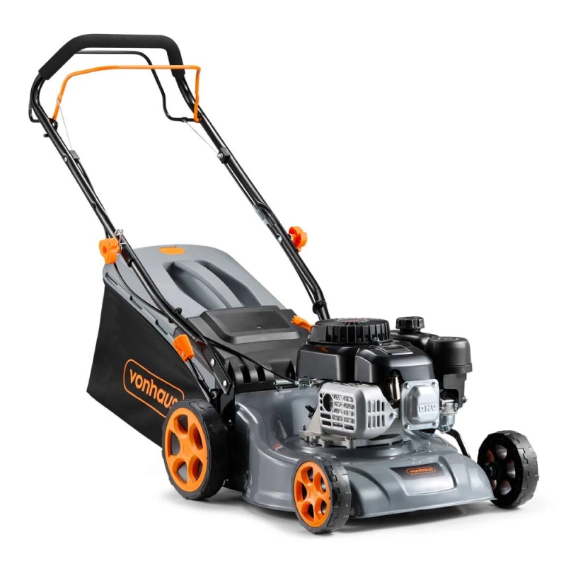 Image of VonHaus 132cc Petrol Lawnmower in Dark Grey Dark Grey Unisex